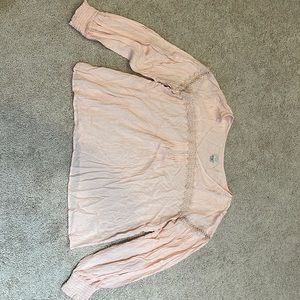 Light pink thin long sleeve
